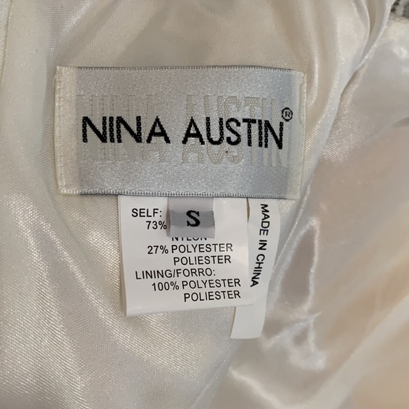 NINA AUSTIN ivory lace dress - Picture 9 of 15